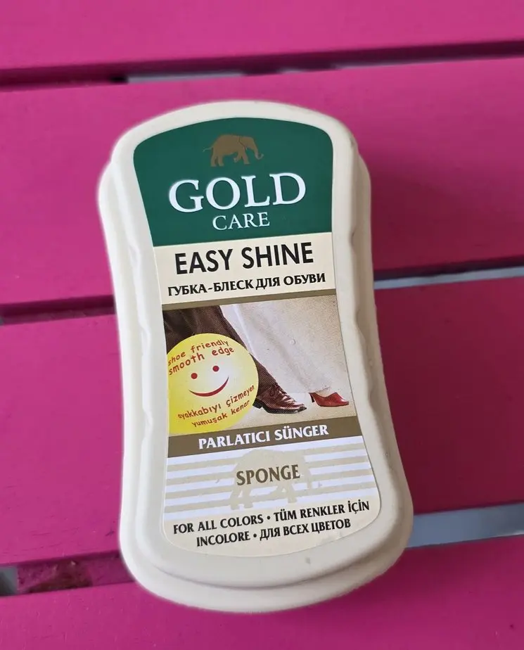Gold Care Easy Shine Sponge – Esponja Abrillantadora para Calzado