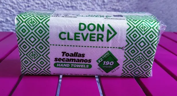 Don Clever – Toallas Secamanos 2 Capas