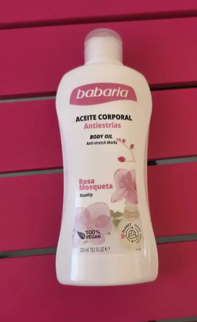 Babaria – Aceite Corporal Antiestrías Rosa Mosqueta