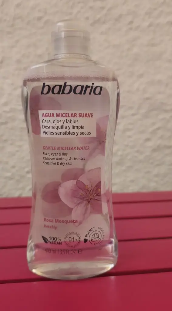 Babaria – Agua Micelar Suave Rosa Mosqueta