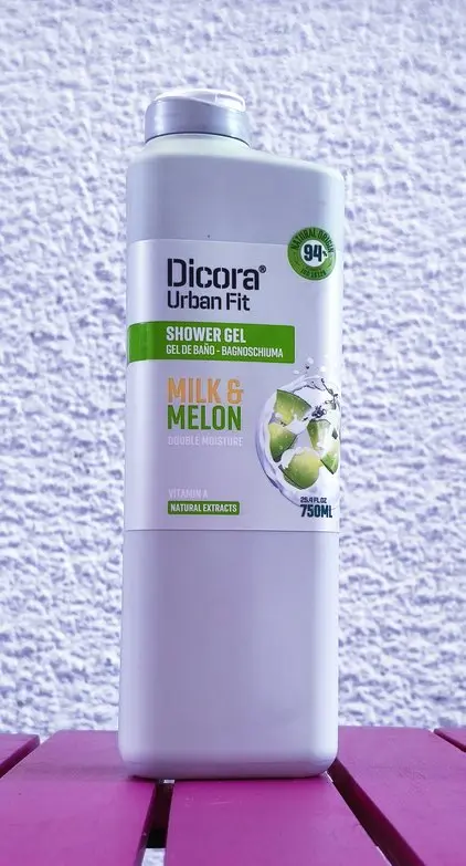 Dicora Urban Fit – Gel de Baño Milk & Melon