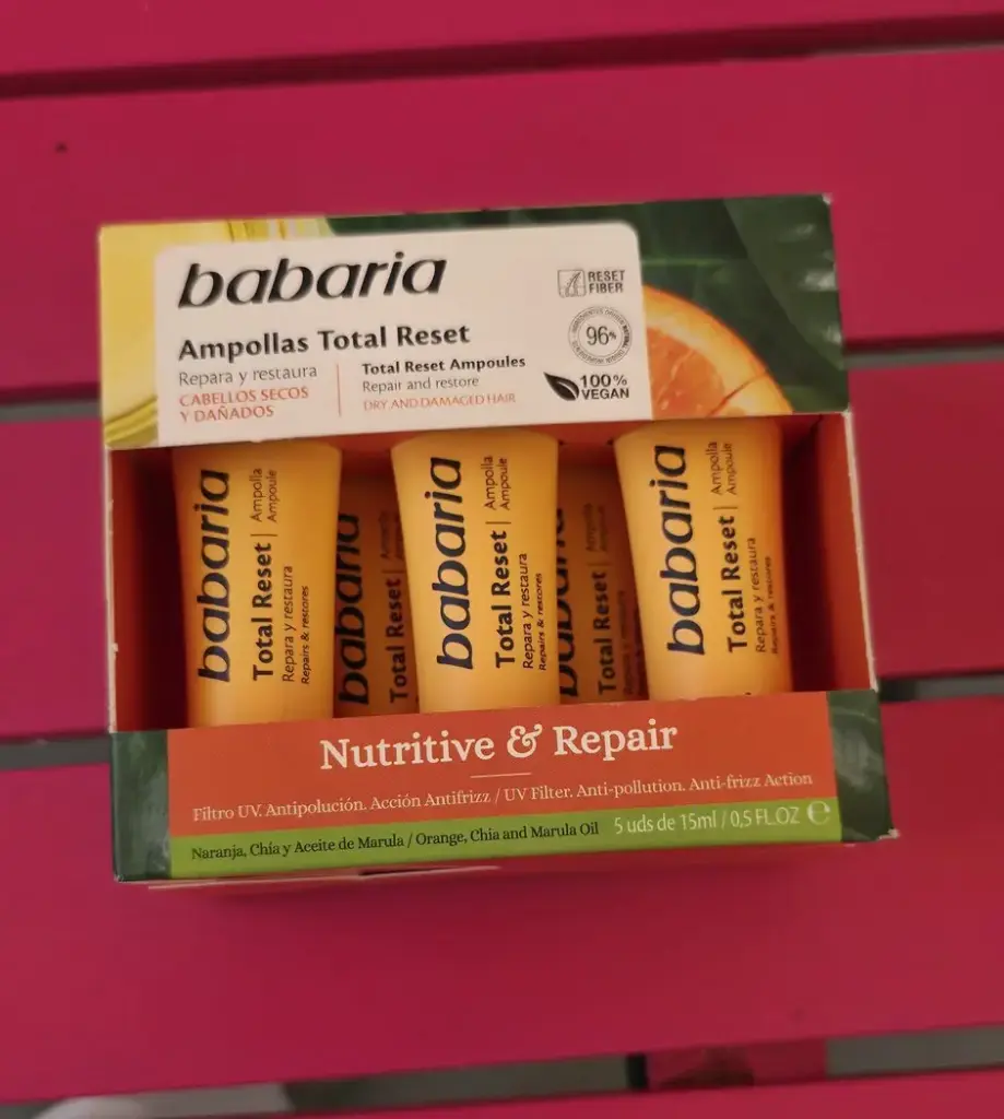 Babaria – Ampollas Total Reset Nutritive & Repair